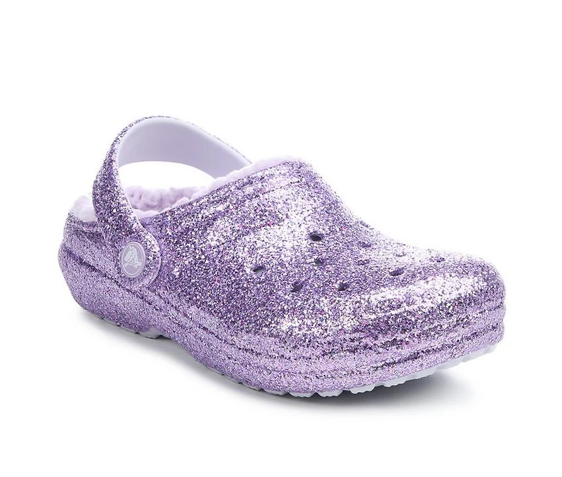 Girls' Crocs Little Kid & Big Classic Lined Glitter Clog