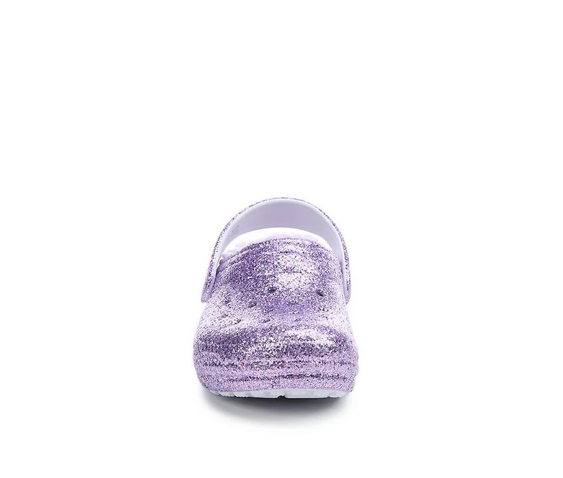 Girls' Crocs Little Kid & Big Classic Lined Glitter Clog