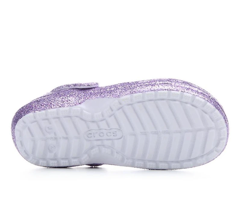 Girls' Crocs Little Kid & Big Classic Lined Glitter Clog