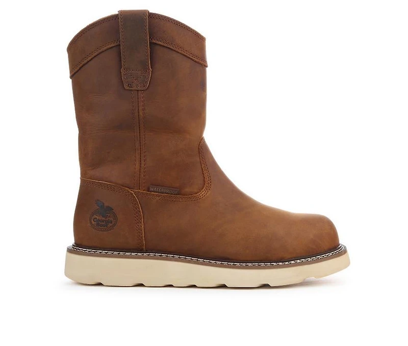 Men's Georgia Boot GB00696 Wedge Pull On ST Work Boots