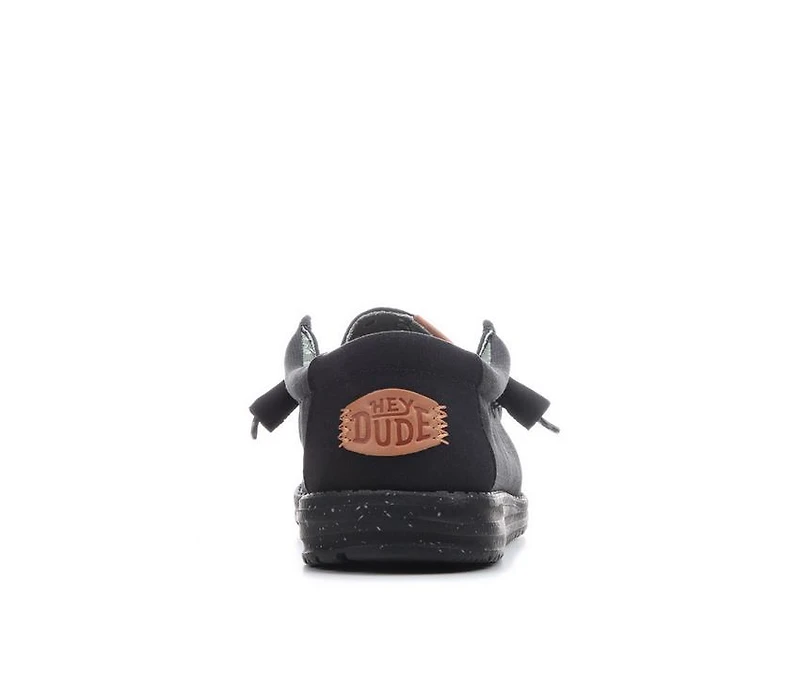 Men's HEYDUDE Wally Washed Canvas Casual Shoes