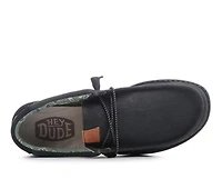 Men's HEYDUDE Wally Washed Canvas Casual Shoes