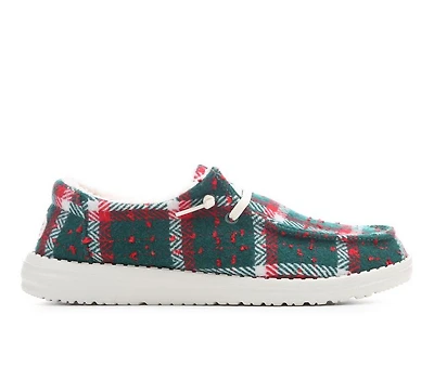 Women's HEYDUDE Wendy Confetti Plaid Casual Shoes
