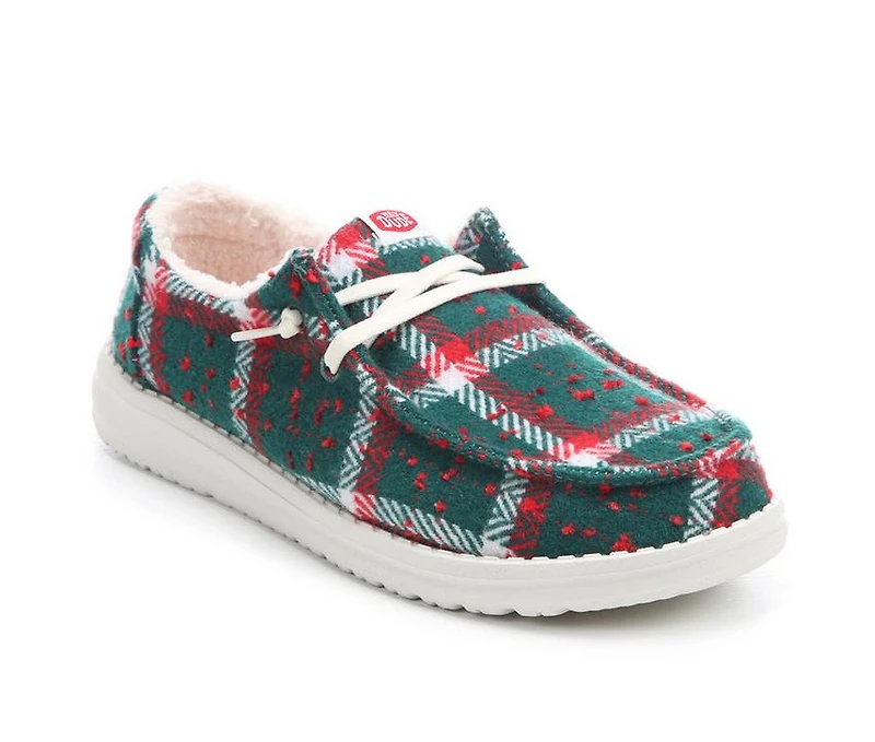 Women's HEYDUDE Wendy Confetti Plaid Casual Shoes