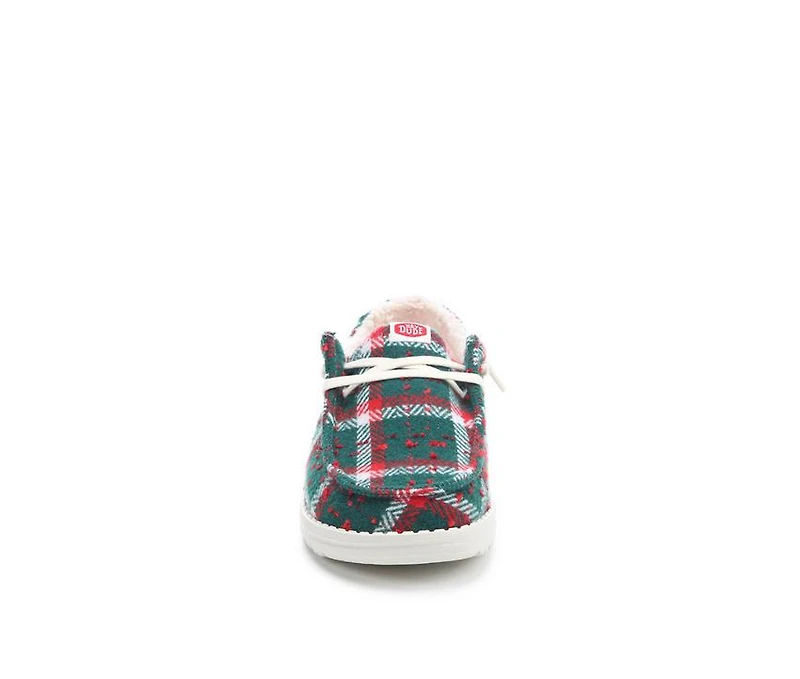 Women's HEYDUDE Wendy Confetti Plaid Casual Shoes