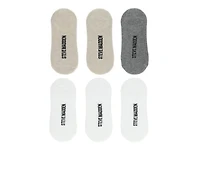 Steve Madden 6 Pack Embroidered Bow Sneaker Socks