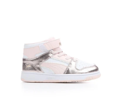 Girls' Puma Rebound Layup Romantic Sneakers
