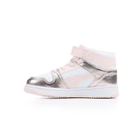 Girls' Puma Rebound Layup Romantic Sneakers