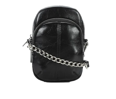 Madden Girl Crinkle Chain Crossbody Handbag