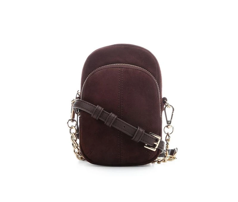 Madden Girl Suede Chain Crossbody Handbag
