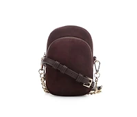 Madden Girl Suede Chain Crossbody Handbag