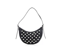 Madden Girl PU Hardware Crescent Handbag