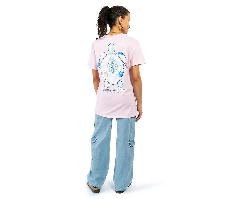 Simply Southern Track Turtle Short Sleeve Tee