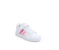 Girls' Adidas Little Kid Grand Court 3.0 El C Sneakers