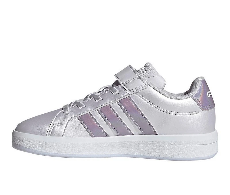 Girls' Adidas Little Kid Grand Court 3.0 El C Sneakers