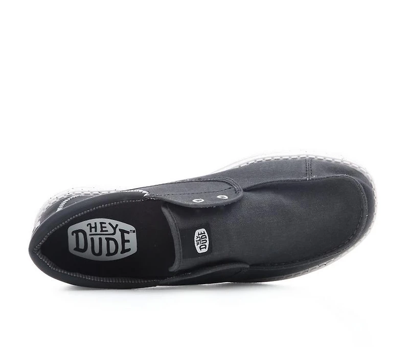 Men's HEYDUDE Wally Cru Stretch Canvas Casual Shoes