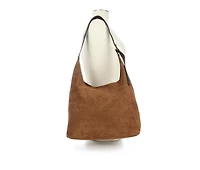 Bueno Of California Suedo Hobo Handbag