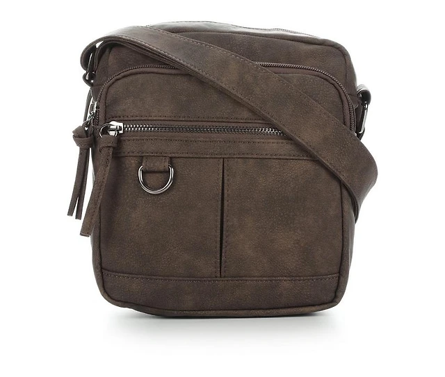 Bueno Of California Pebble Washed Pocket Crossbody Handbag