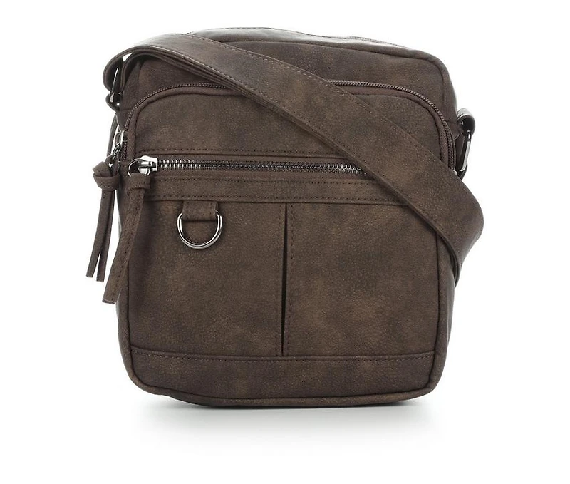 Bueno Of California Pebble Washed Pocket Crossbody Handbag