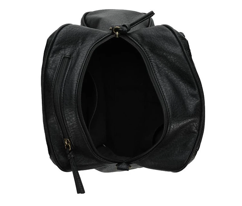 Bueno Of California Buffalo Satchel Handbag