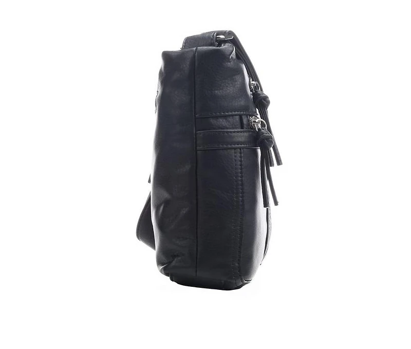 Bueno Of California Grainy Double Zip Handbag