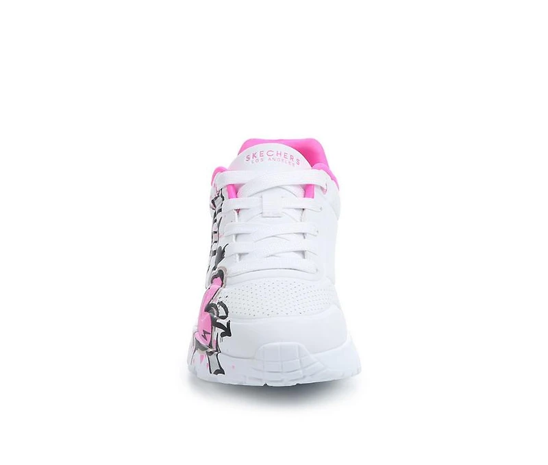 Girls' Skechers Street Uno Lite Graffiti 11-7