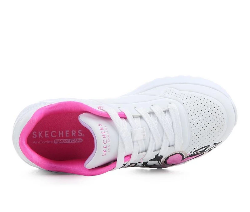 Girls' Skechers Street Uno Lite Graffiti 11-7