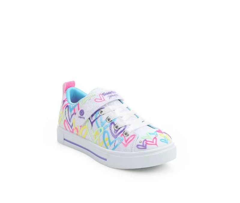 Girls' Skechers Little Kid & Big Twinkle Sparks Gold Sneakers