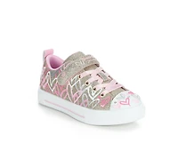 Girls' Skechers Little Kid & Big Twinkle Sparks Gold Sneakers