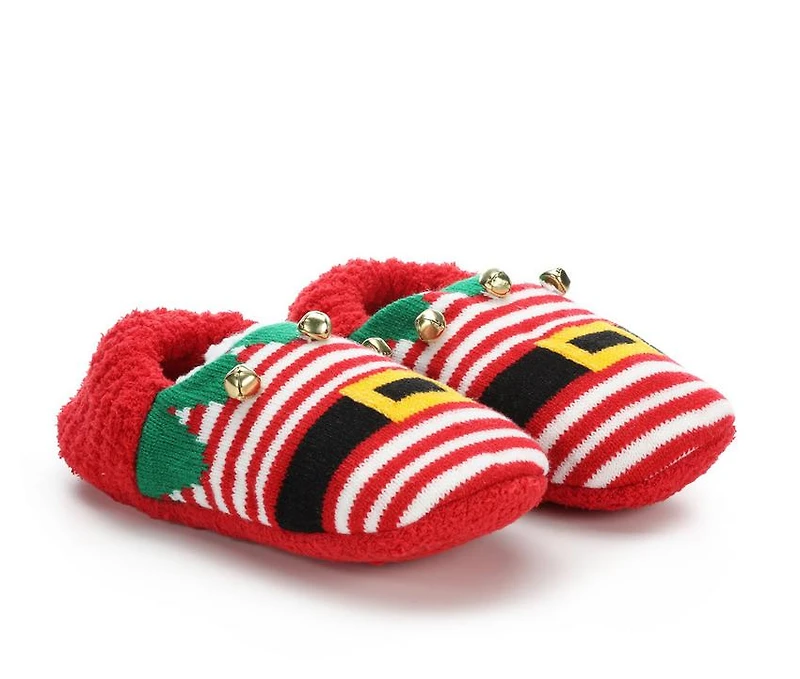 LEGALE Elf Jingle Bell Sherpa Lined Slipper Slippers