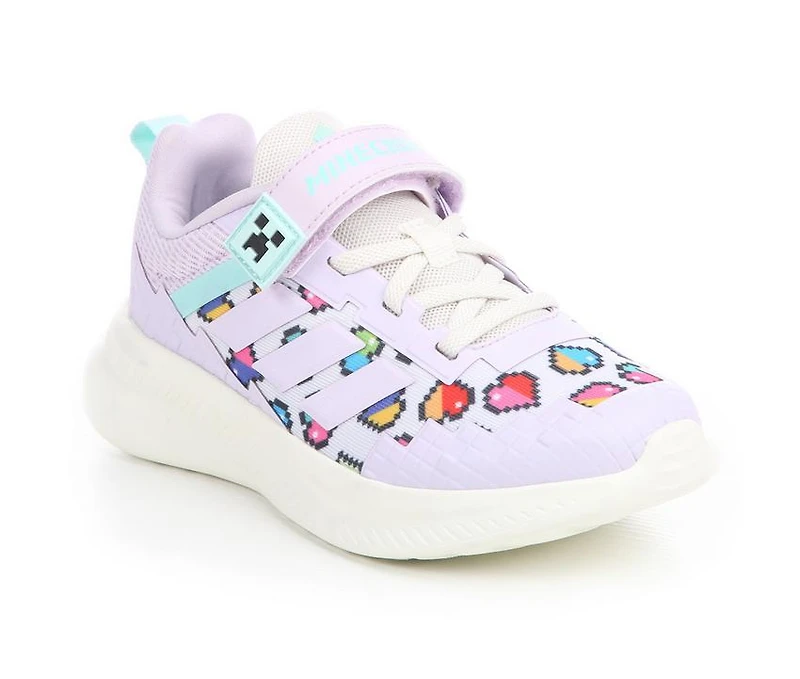 Girls' Adidas Little Kid Fortarun Minecraft Running Shoes