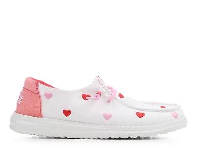Girls' HEYDUDE Wendy Embroidered Hearts
