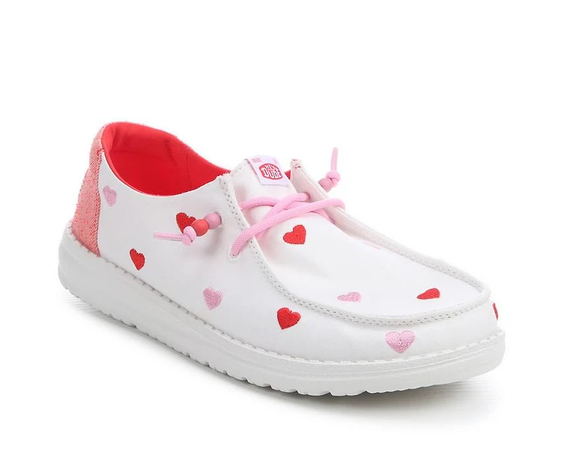 Girls' HEYDUDE Wendy Embroidered Hearts