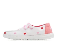 Girls' HEYDUDE Wendy Embroidered Hearts