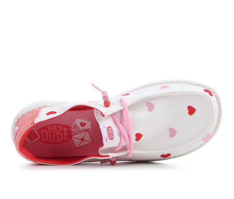 Girls' HEYDUDE Wendy Embroidered Hearts