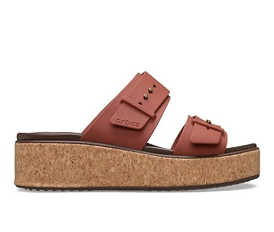 Women's Crocs Brooklyn Cork Buckl Sandals