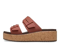 Women's Crocs Brooklyn Cork Buckl Sandals