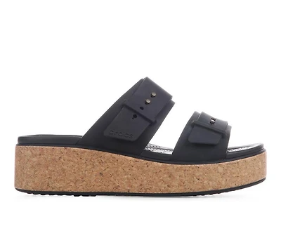 Women's Crocs Brooklyn Cork Buckle Sandals