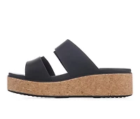Women's Crocs Brooklyn Cork Buckle Sandals