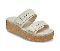 Women's Crocs Brooklyn Cork Buckle Sandals