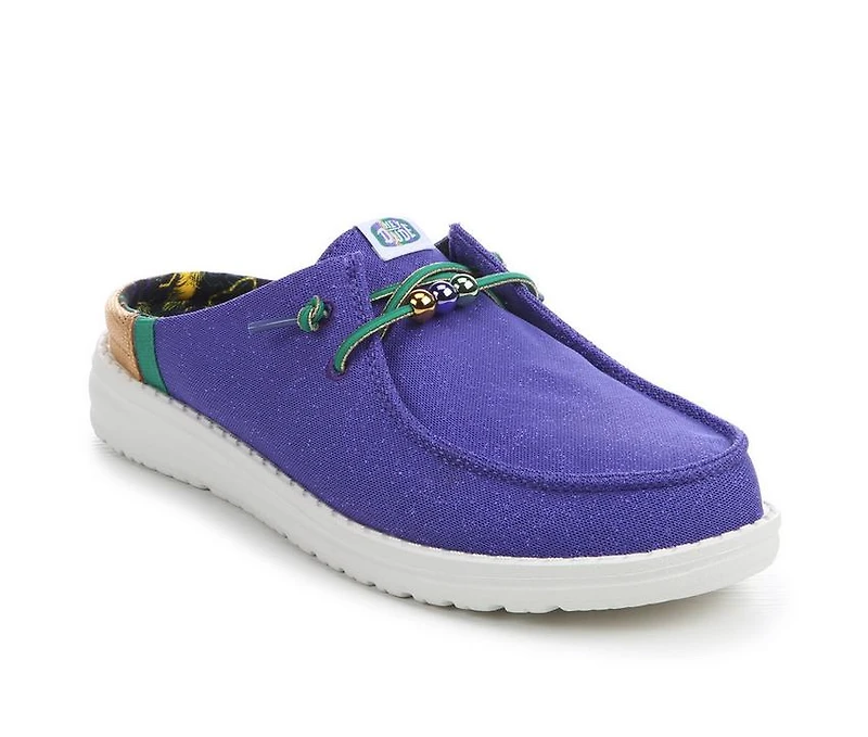 Women's HEYDUDE Wendy Slip Mardi Gras Casual Shoes