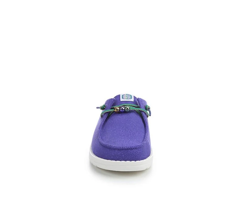 Women's HEYDUDE Wendy Slip Mardi Gras Casual Shoes