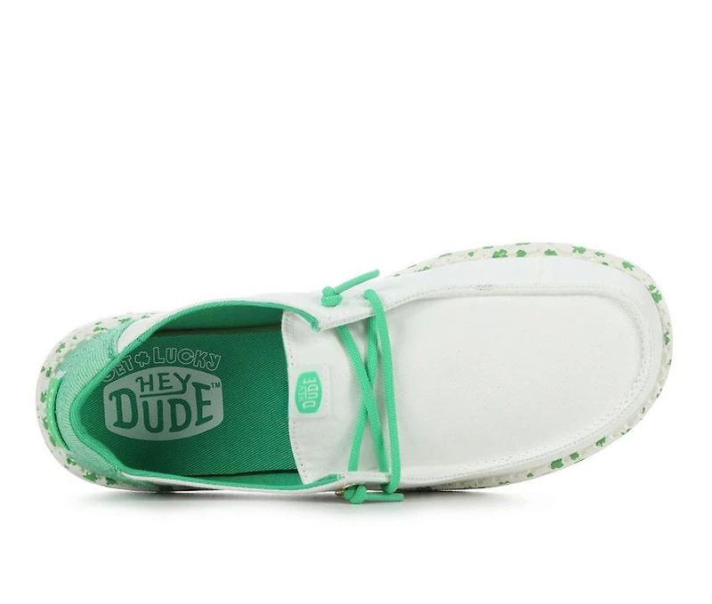 Women's HEYDUDE Wendy Shamrock Charm Casual Shoes