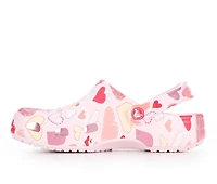 Adults' Crocs Classic Graphic Hearts