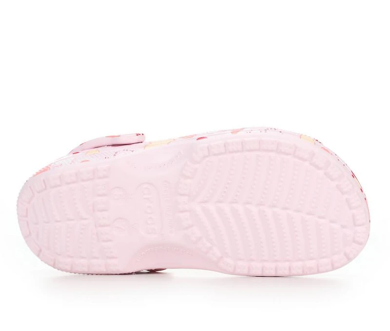 Adults' Crocs Classic Graphic Hearts