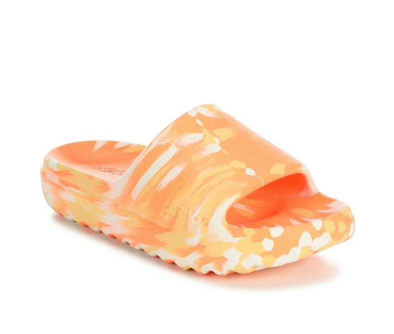 Kids' Adidas Little Kid & Big Lumia Marble Sport Slides