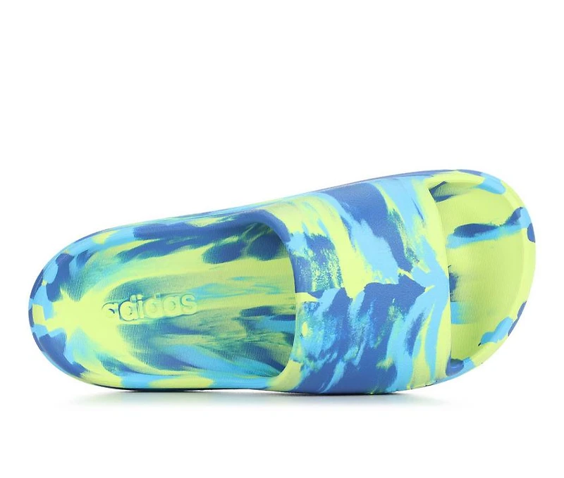 Kids' Adidas Litte Kid & Big Lumia Marble Slides