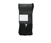 Jordan Adults 3 Pair Everyday Cushioned Jumpman Crew Socks