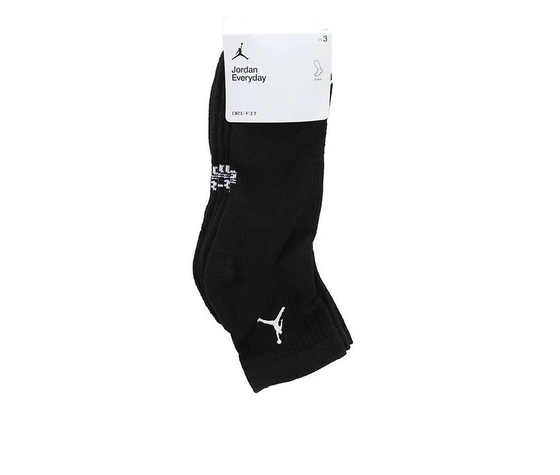 Jordan Everyday Cushioned Jumpman Quarter Socks (3-Pack)