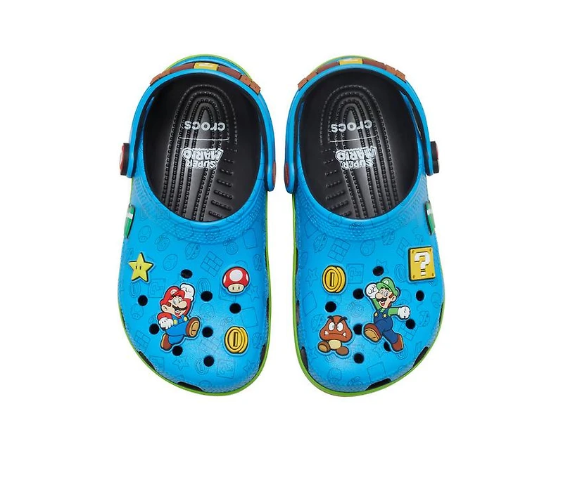 Kids' Crocs Big Kid & Little Super Mario Core Classic Clog